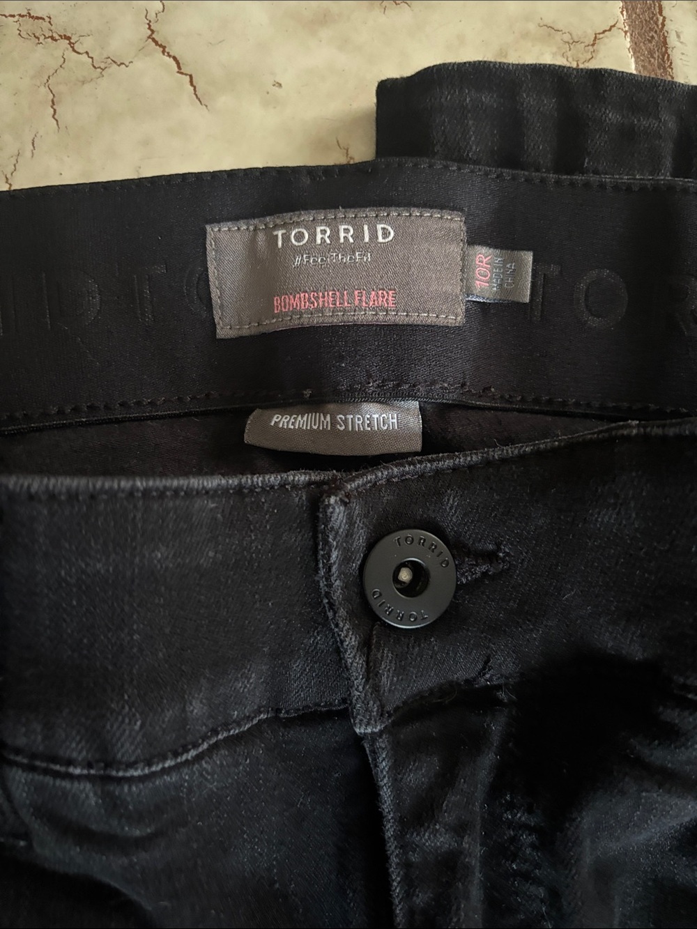torrid Black Bombshell Flare Jeans